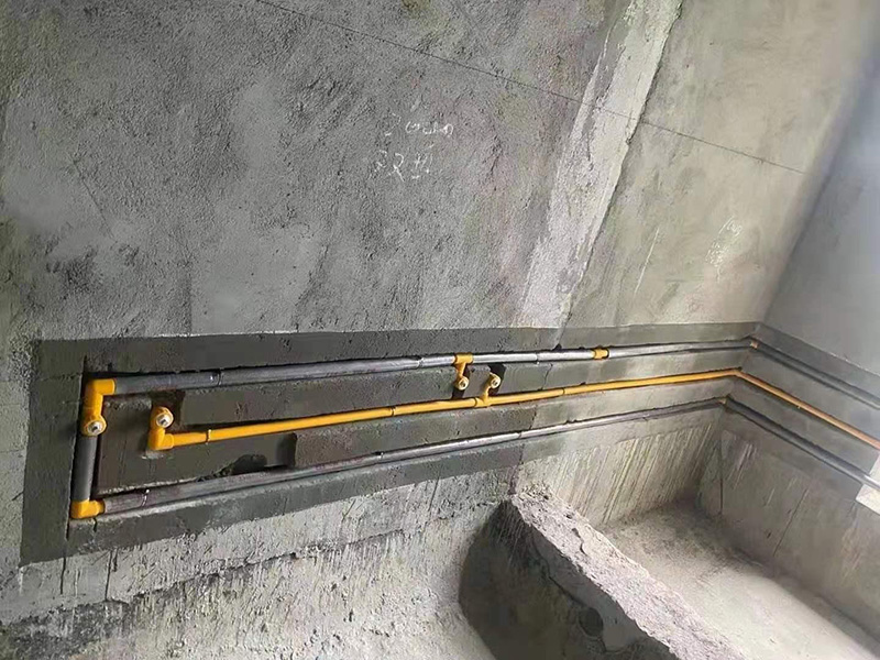衛生間墻面暗管鋪設