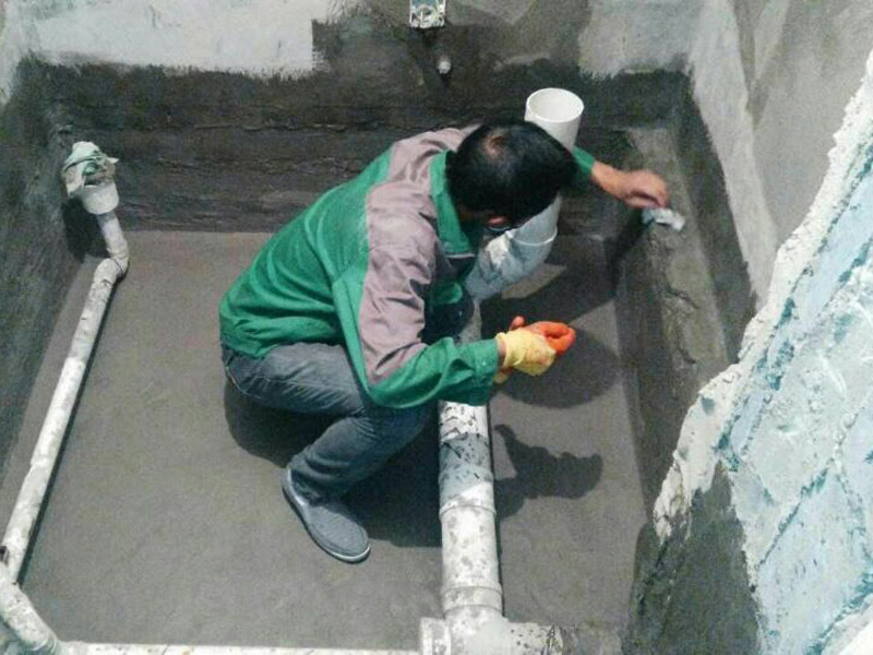 衛(wèi)生間墻面滲水，管道根部及墻角防水需